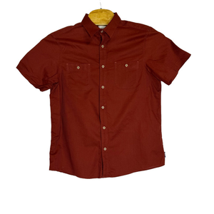Rowm Red Short Sleeve 100%‎ Cotton Size Large